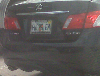 Illustration for article titled 20 More Hilarious Personalized License Plates